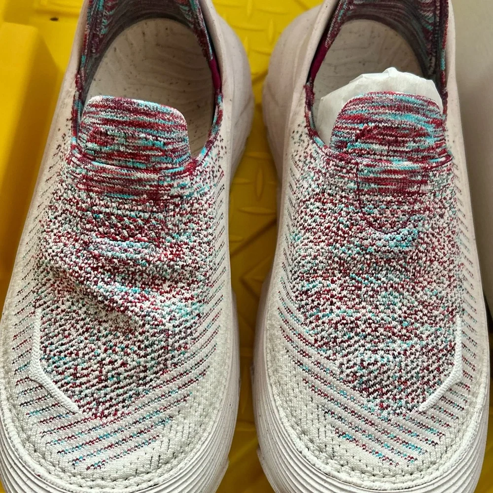 Hoka Multicolor Knit Slip-On Athletic Shoes - Picture 5 of 7